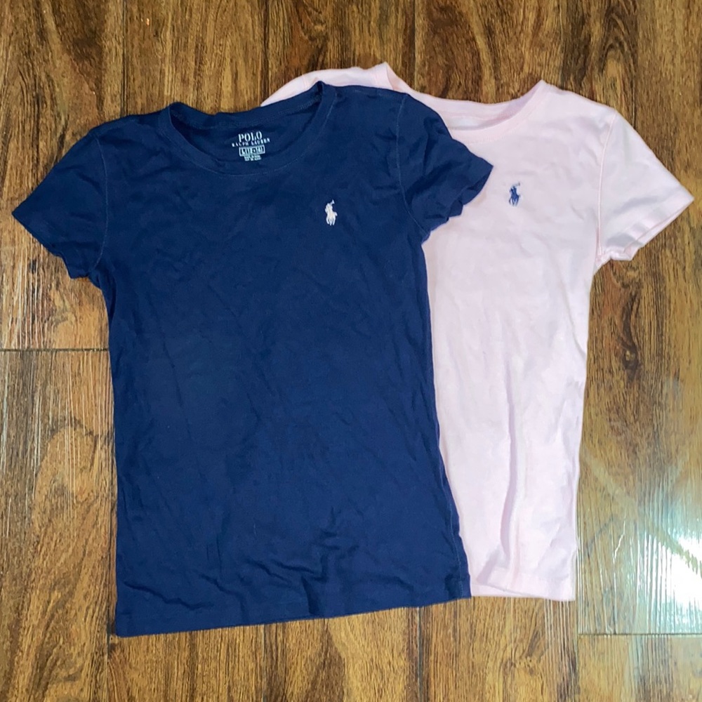 Girls Polo tees size L (12/14) Excellent condition.